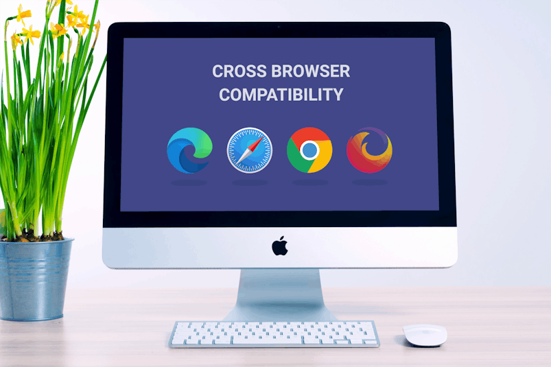 A computer displaying differrent types of browsers