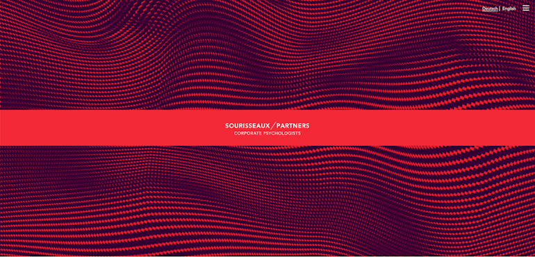 example of usage of red color for branding