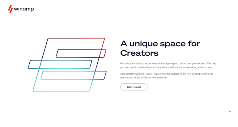 example of single page website layout